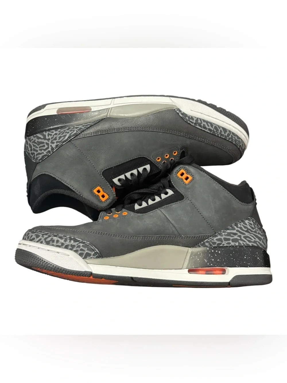 Nike Air Jordan 3 Retro Night Stadium Total Orange CT8532-080 Men's (Like New)